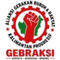 Logo Aliansi Gebraksi atau Aliansi Gerakan Buruh Rakyat Kalimantan Progresif.