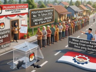Ilustrasi Pilkades serentak 2026 di Kabupaten Kotabaru.