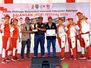 Tampil Kompak dan Atraktif, IOSKI Kotabaru Raih Juara 1 Senam Kreasi di Balangan