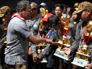 Penutupan Hari Pramuka ke-65 di Kotabaru Meriah, Syairi Sampaikan Pesan untuk Generasi Muda