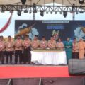 Ketua DPRD Kotabaru Hj. Suwanti menghadiri Hari Pramuka ke-65 di Siring Laut Kotabaru.