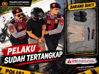 Kurang dari 2 Hari, Polisi Tangkap Terduga Pelaku Perampokan Kios di Kotabaru